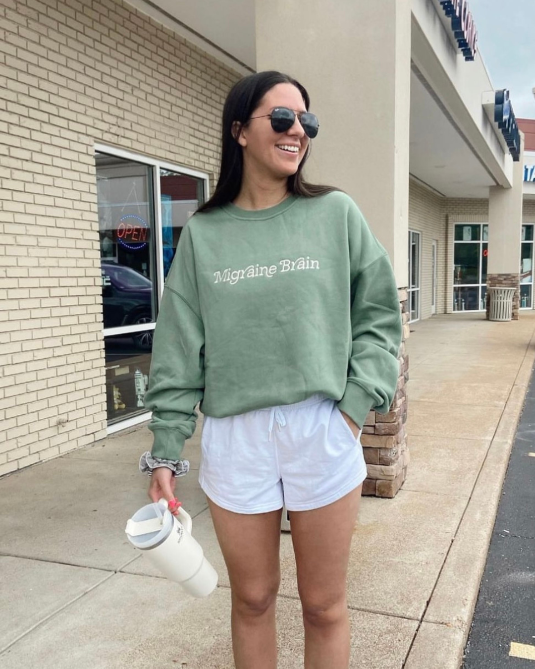 Migraine Brain Crewneck