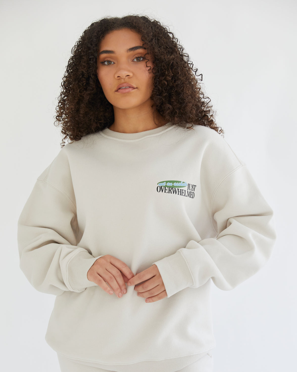 Just Overwhelmed Crewneck