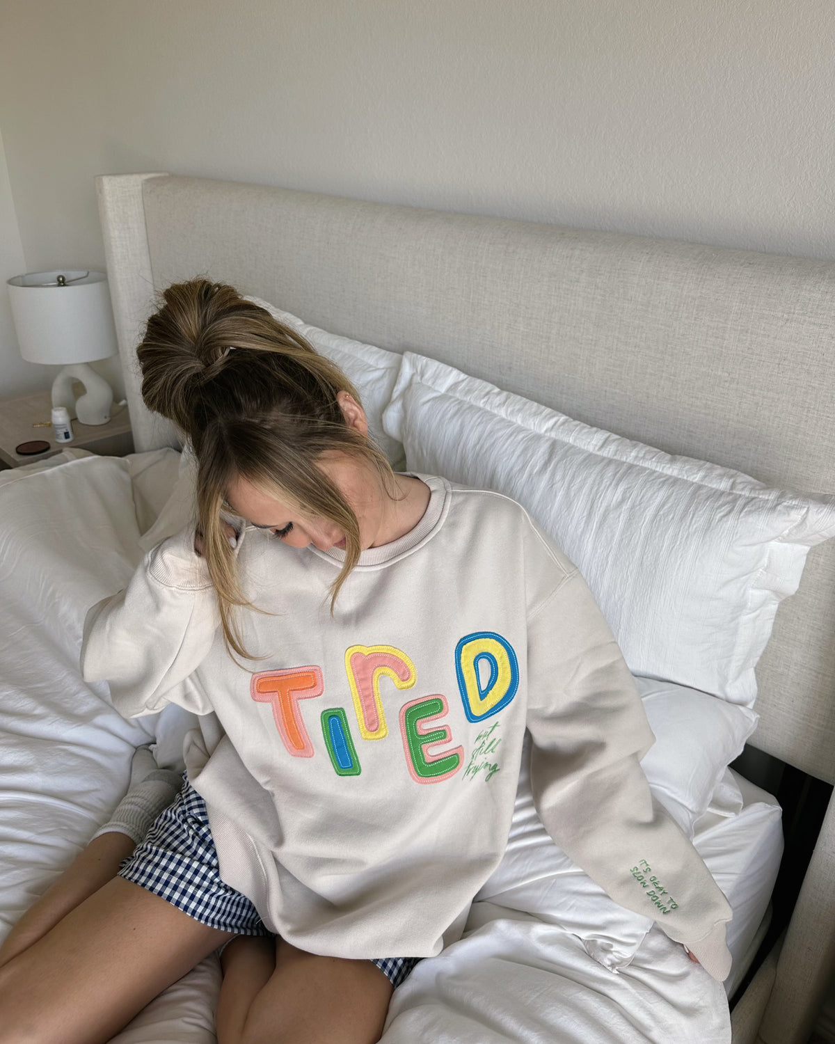 Tired (But Still Trying) Crewneck