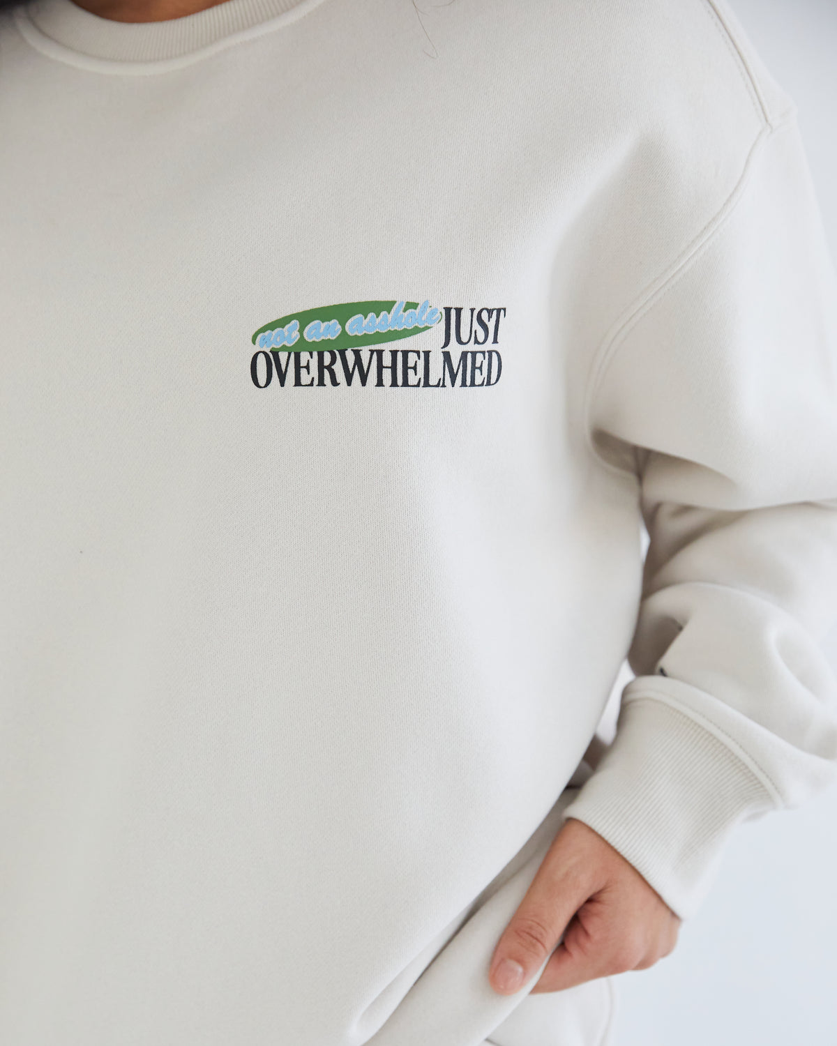 Just Overwhelmed Crewneck