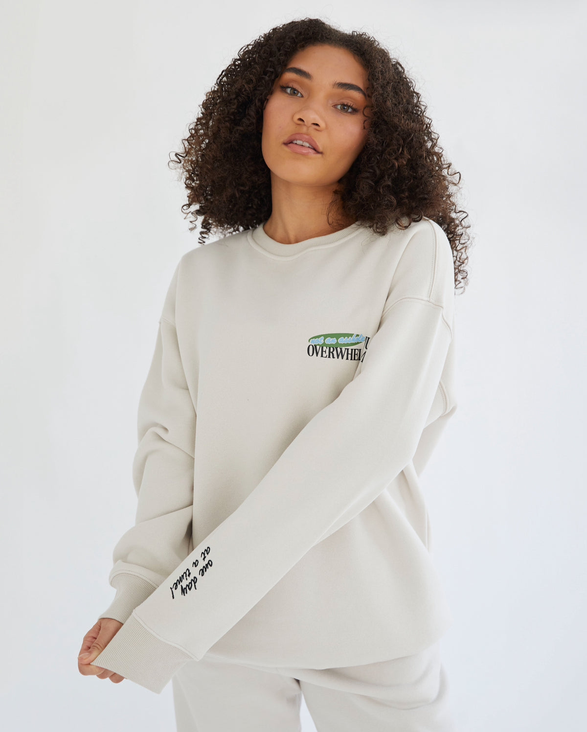 Just Overwhelmed Crewneck