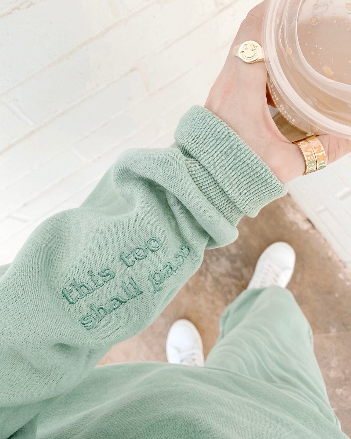 Anxious (this too shall pass) Crewneck