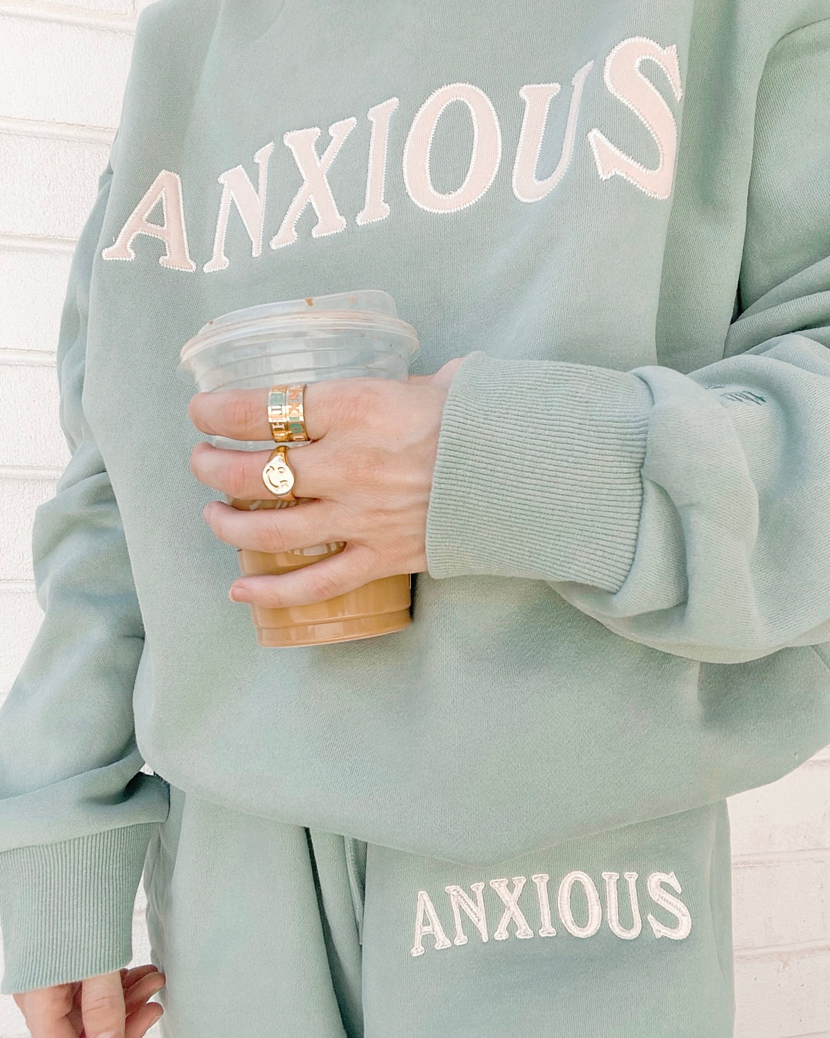 Anxious (this too shall pass) Crewneck