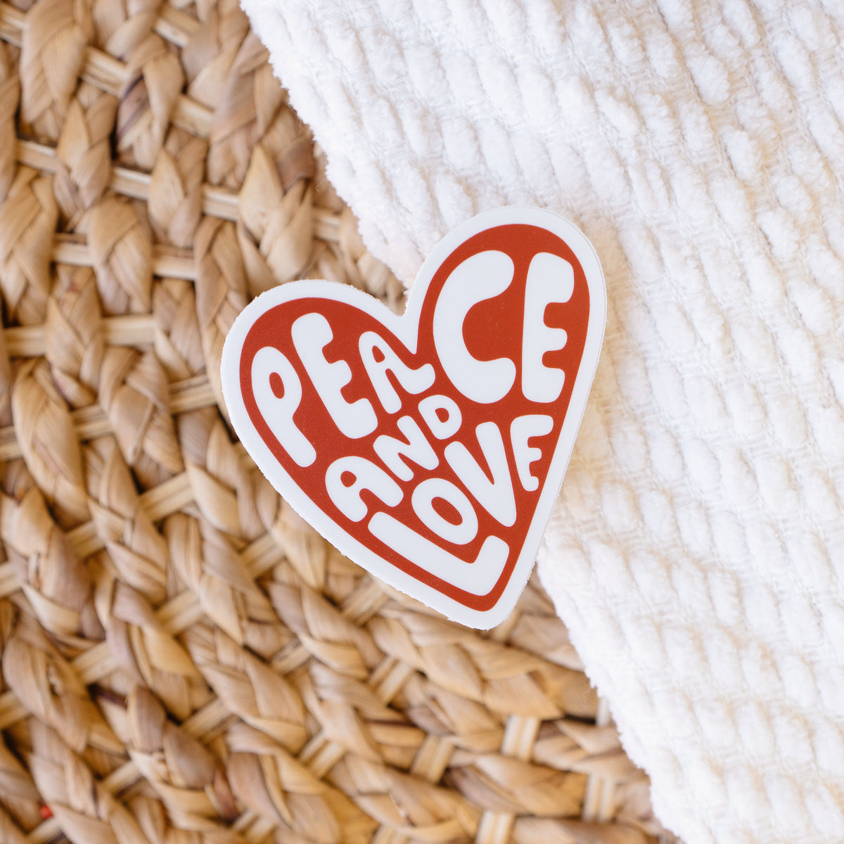 Peace & Love Sticker